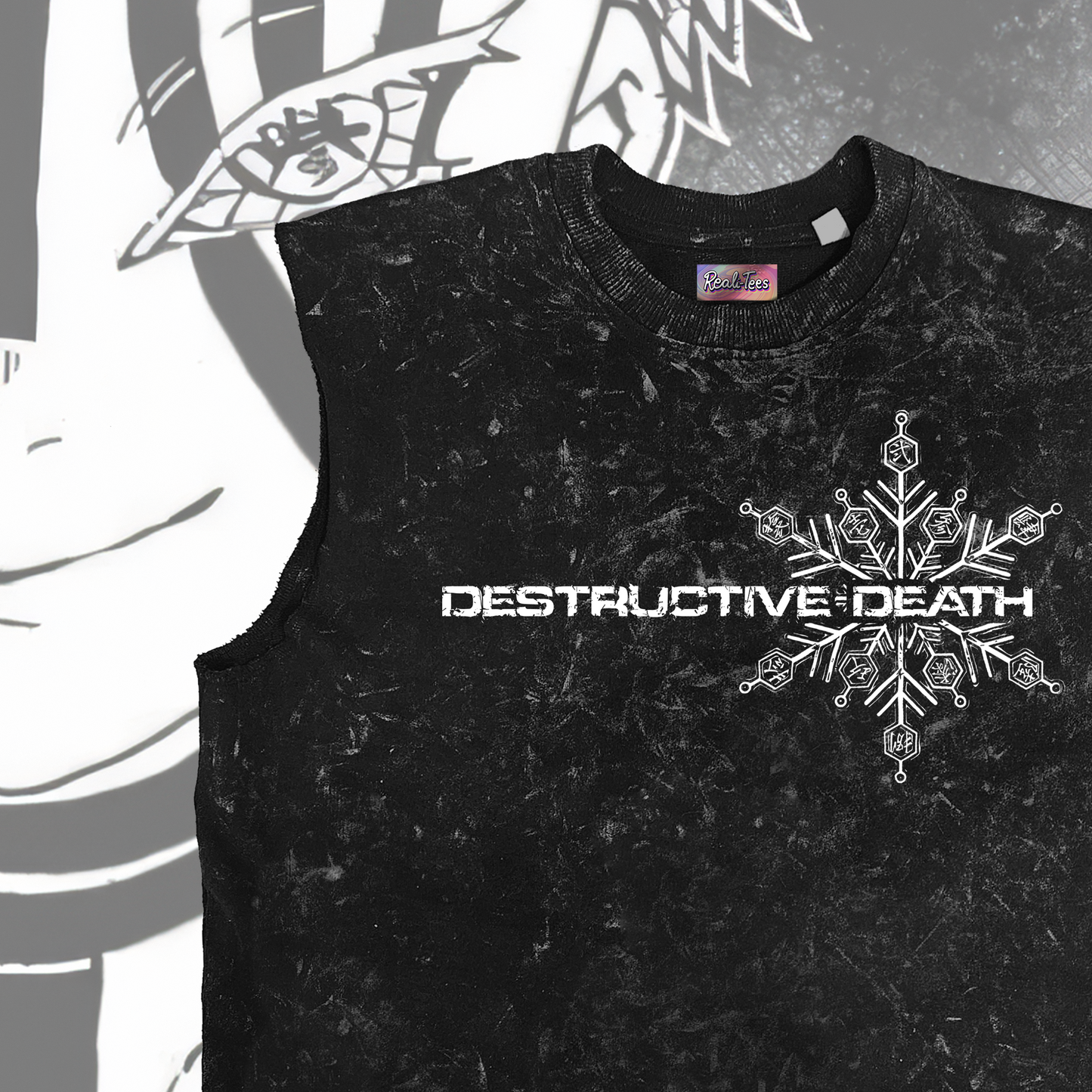 Akaza – Destructive Death Vintage Vest