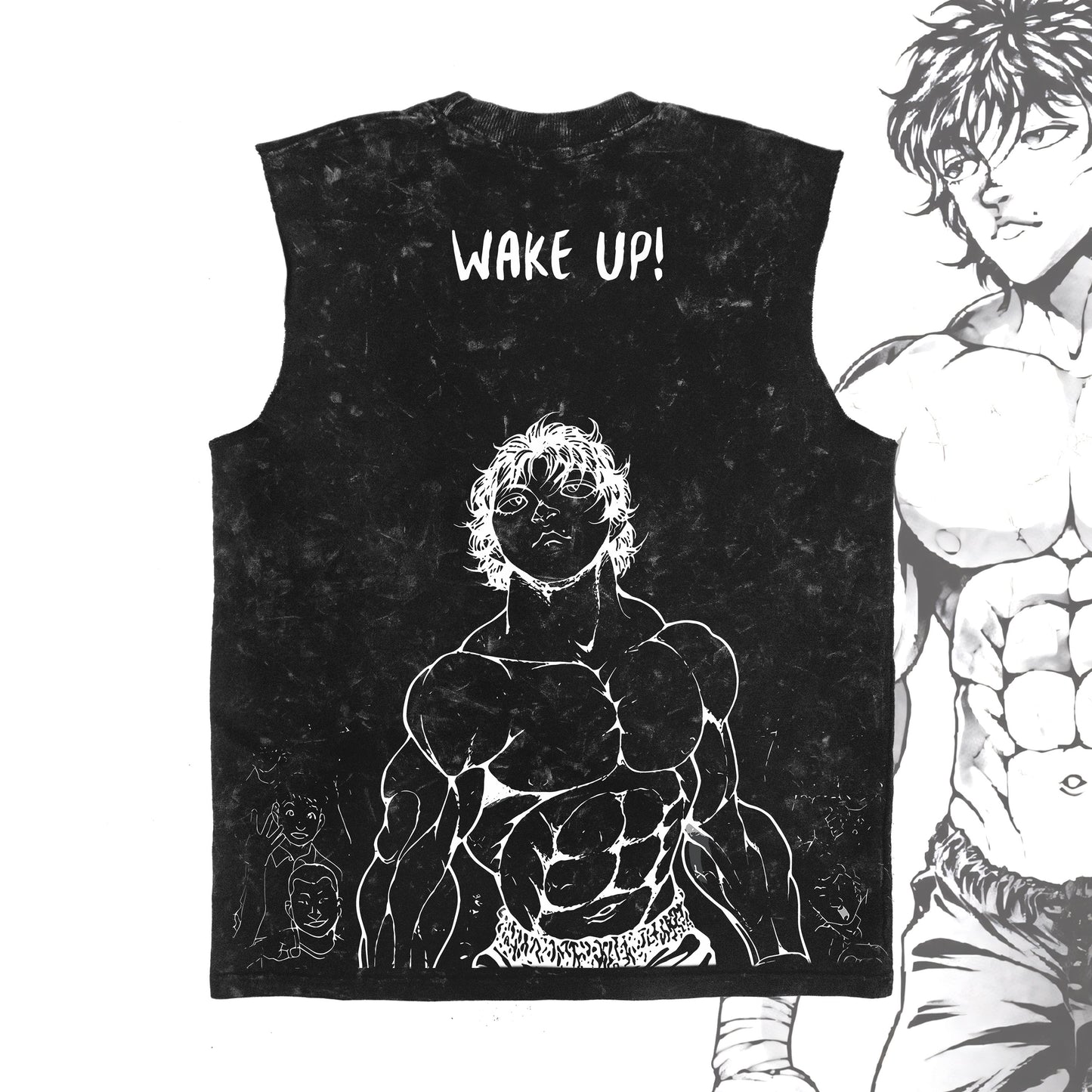 Baki “Wake Up!” Vintage Vest