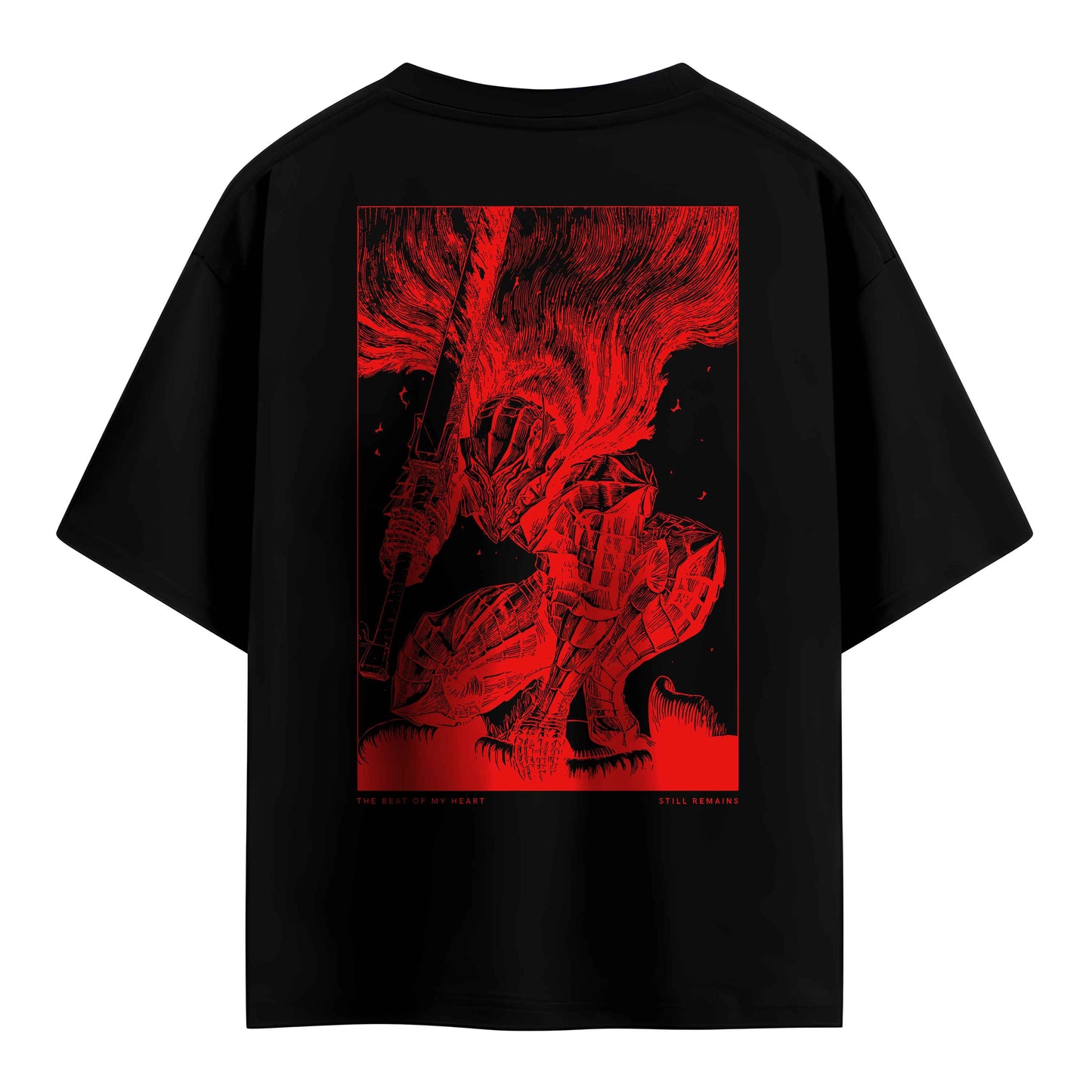 Blood & Steel – Guts Red Armour Tee 💀🔥