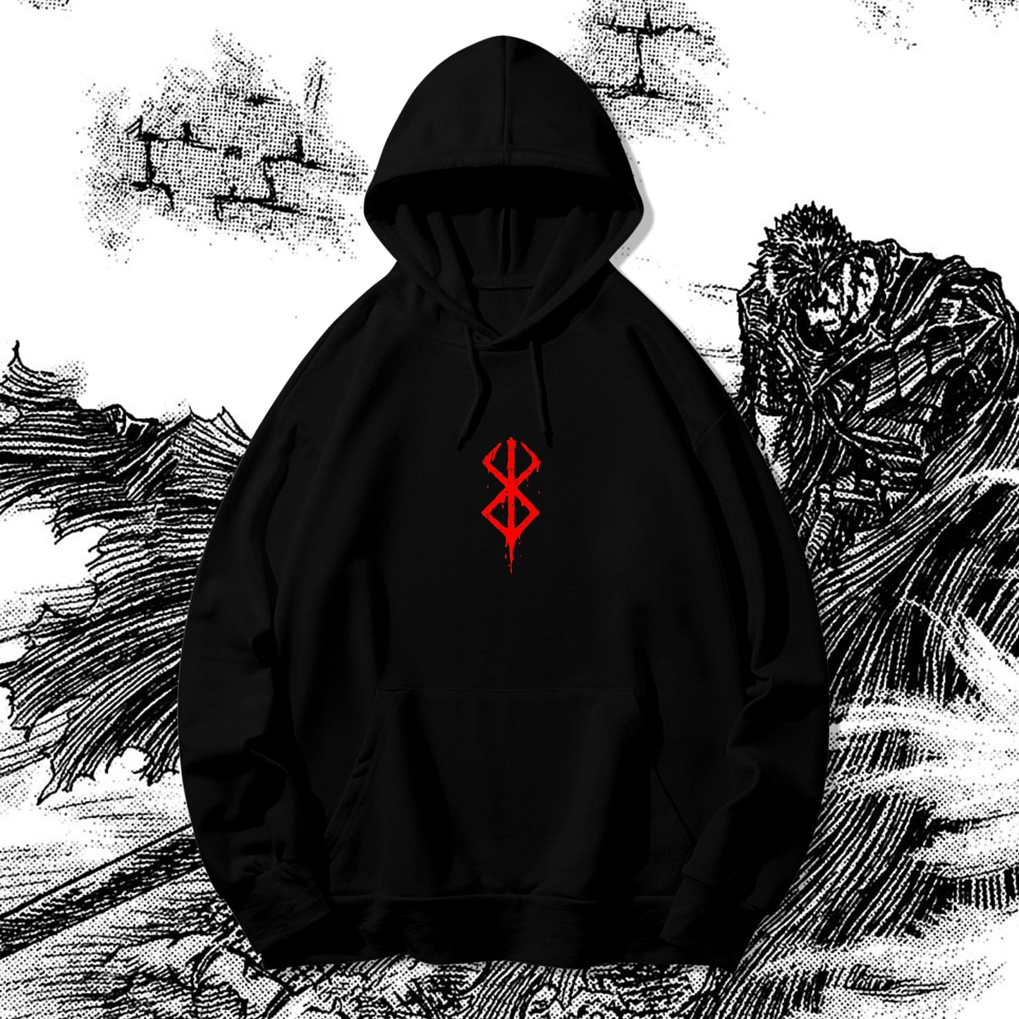Guts Red Armour Hoodie