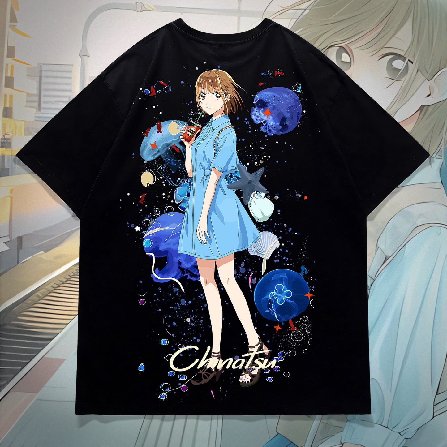 Blue Box Chinatsu Kano Oversized Tee