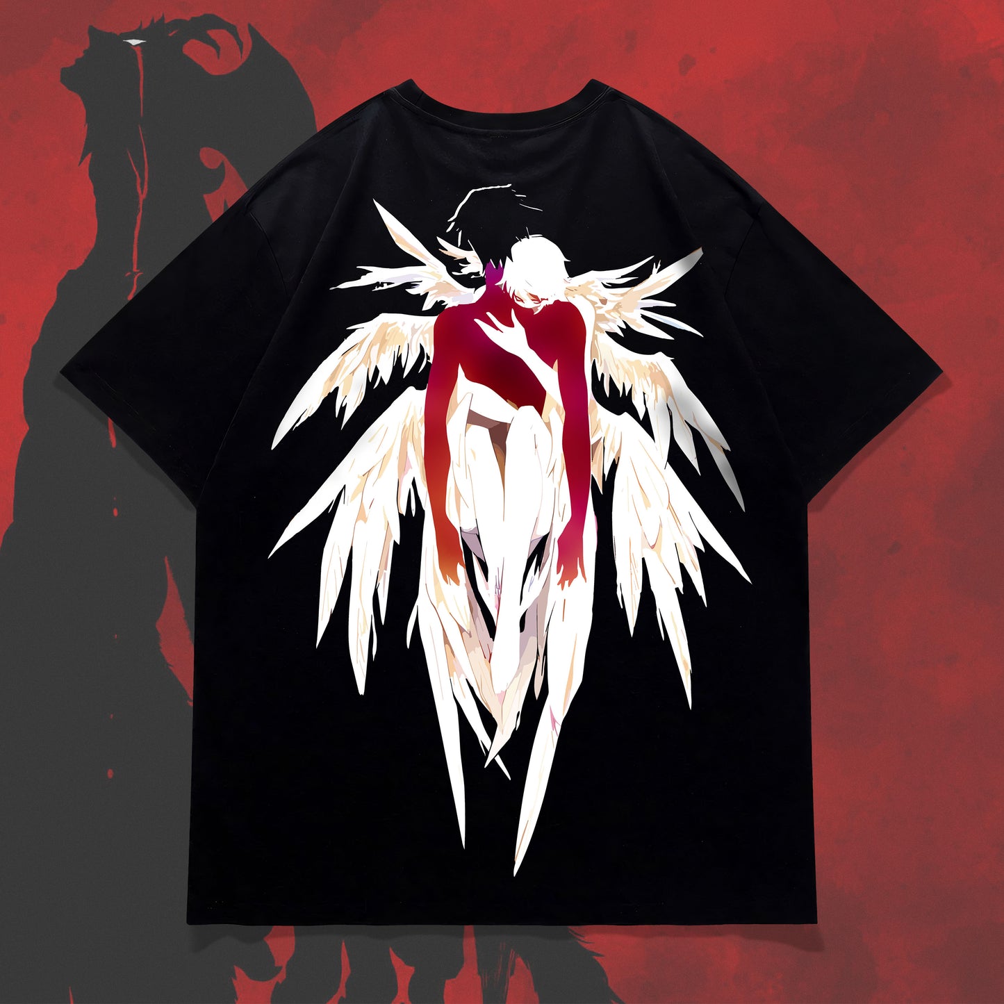 Devilman Crybaby – Fallen Wings Oversized Tee