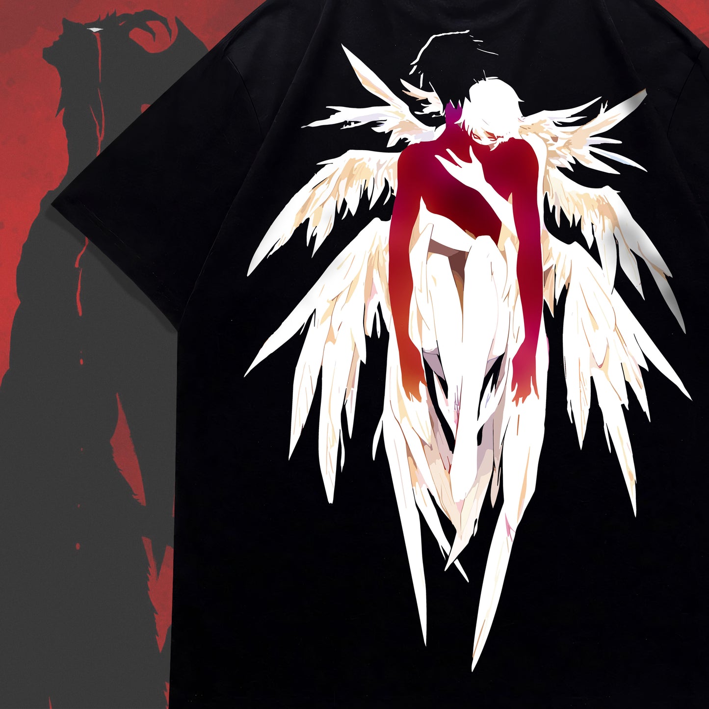 Devilman Crybaby – Fallen Wings Oversized Tee