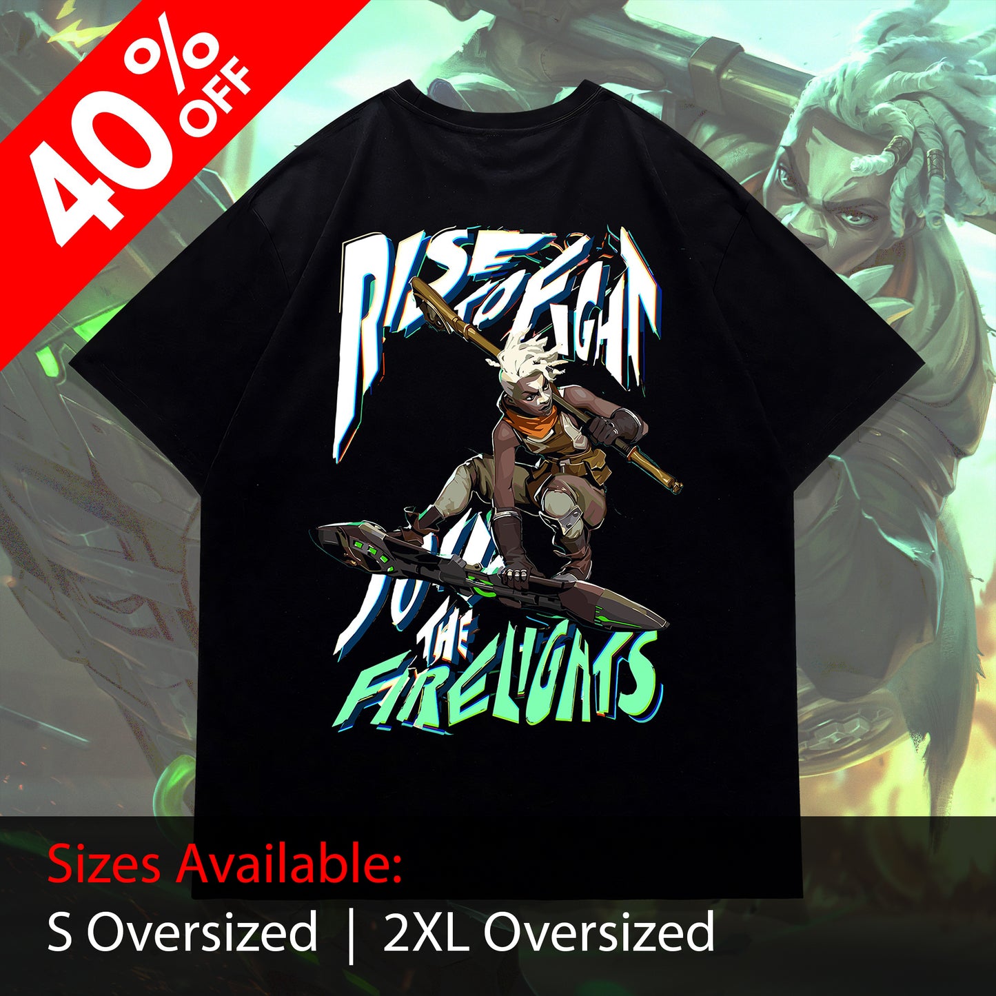 CS Arcane Ekko Oversized Tee