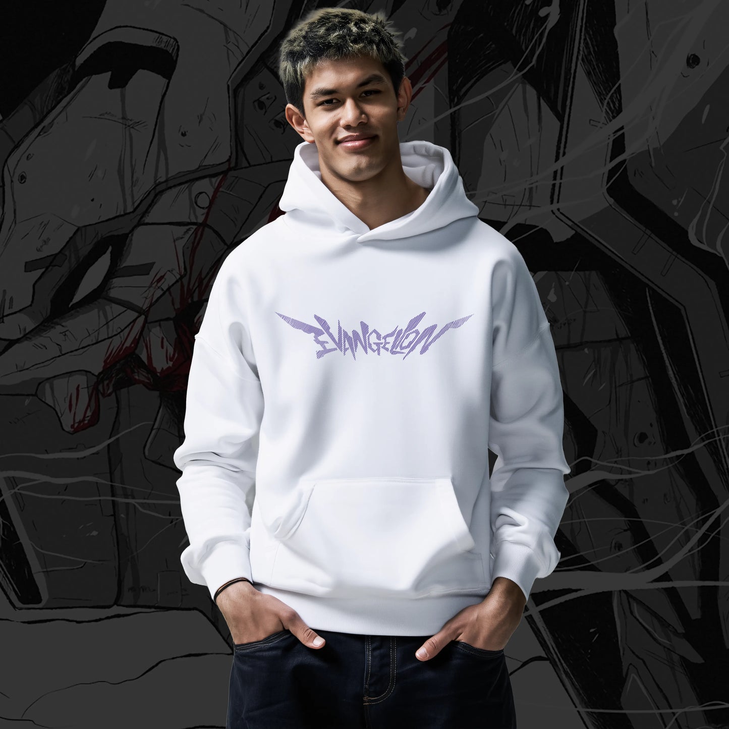Evangelion Unit-01 – The Awakening Oversized Hoodie