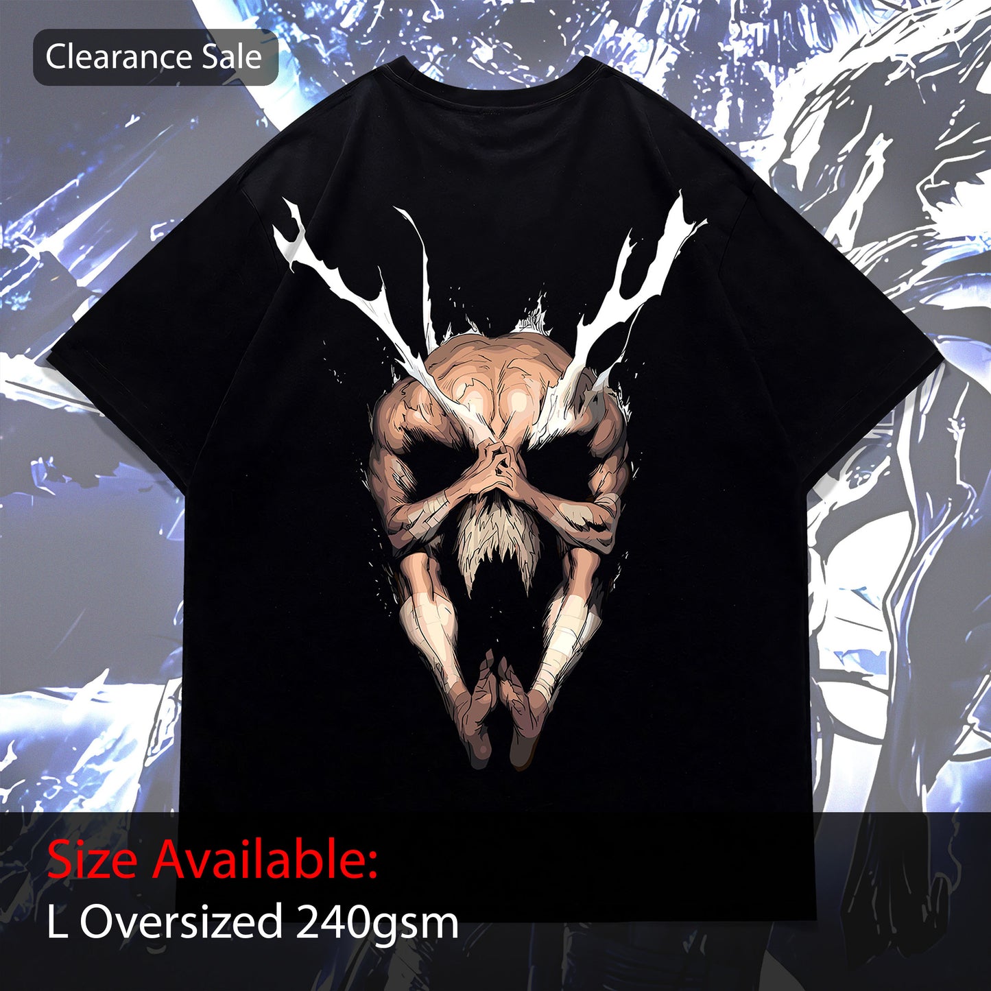CS Garou Skull Oversized Tee