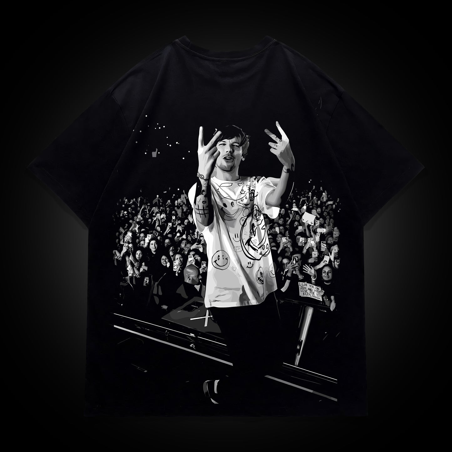 louisT91 – Don’t Cry, Love Oversized Tee