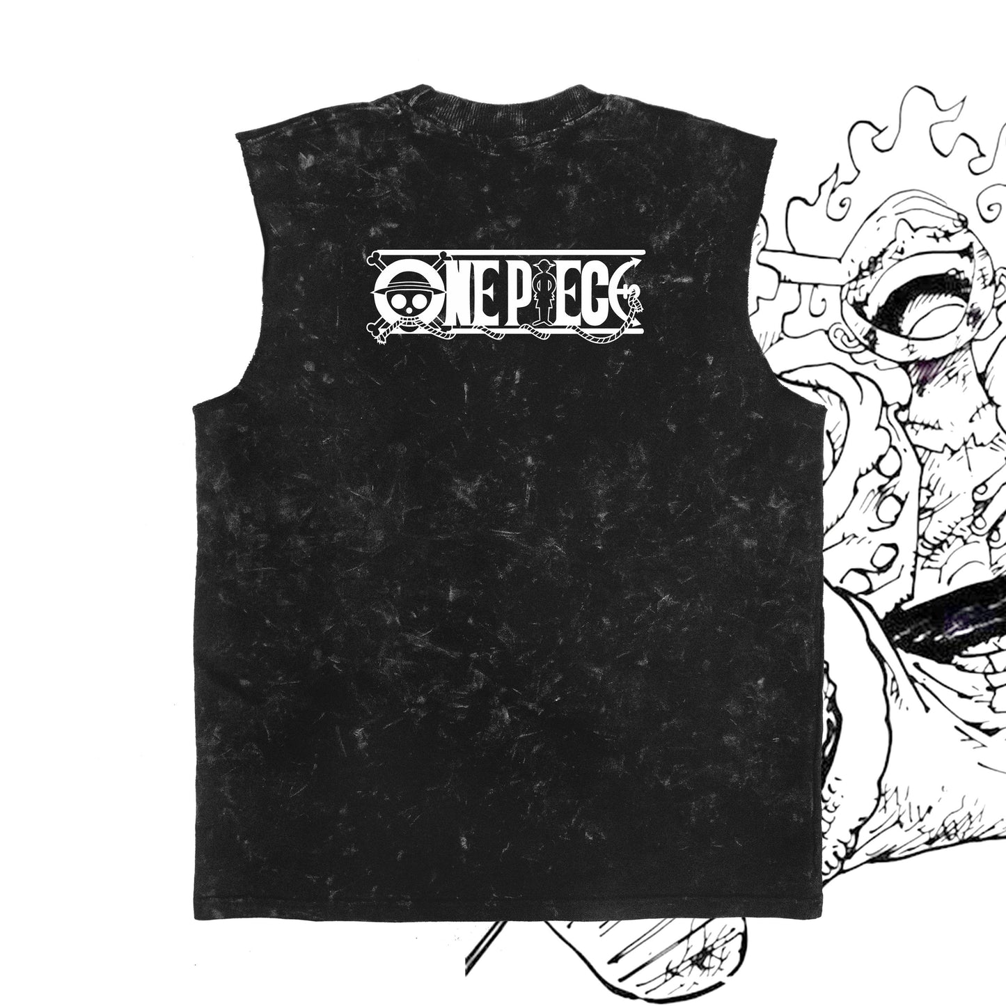 Luffy Gear 5 Vintage Vest