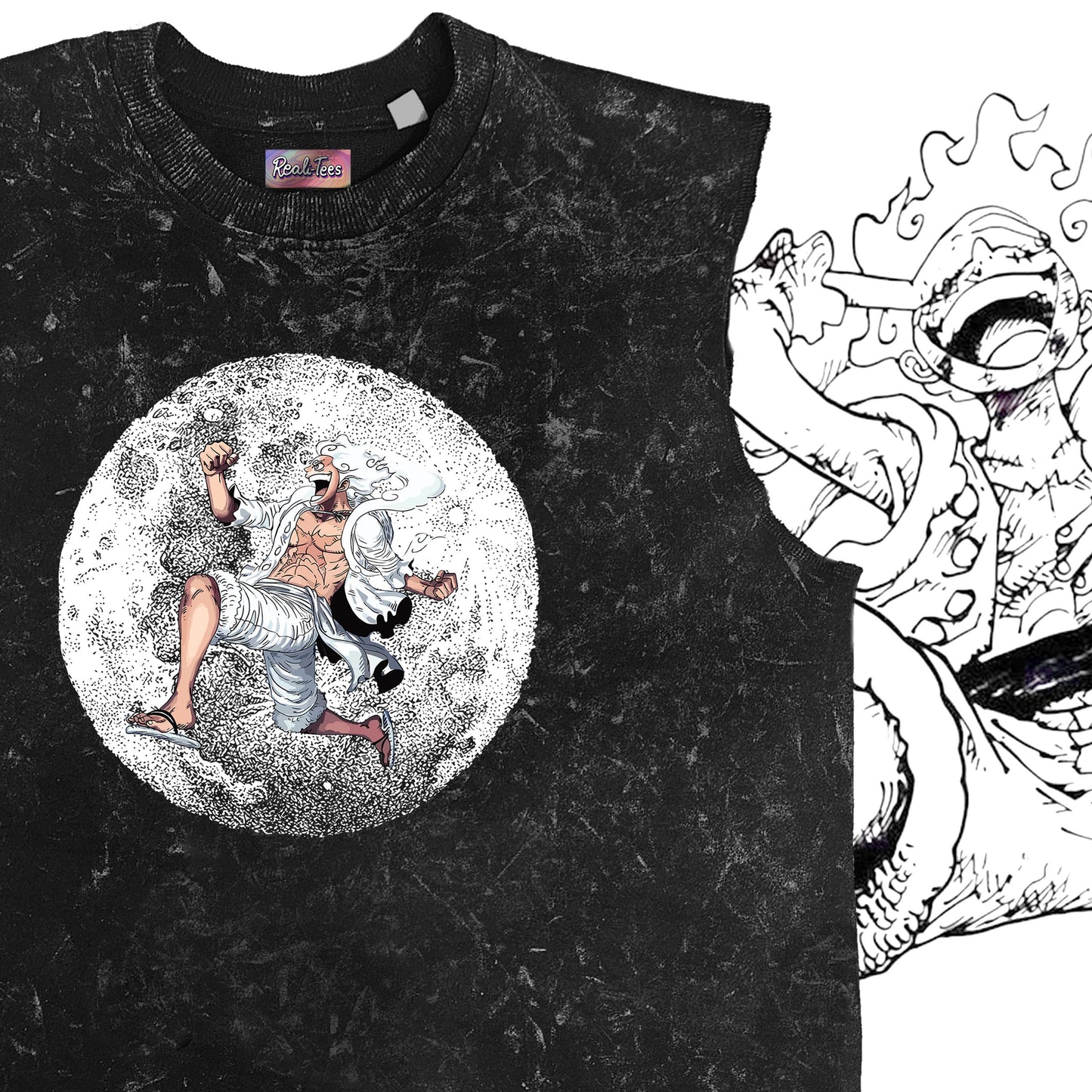 Luffy Gear 5 Vintage Vest