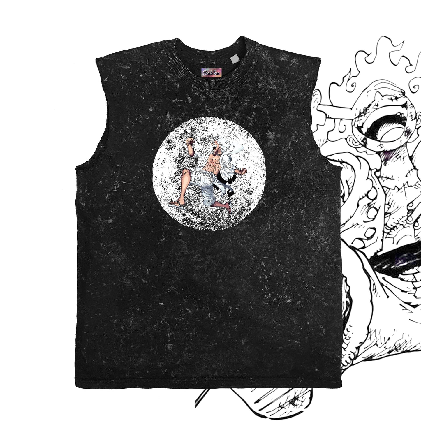 Luffy Gear 5 Vintage Vest