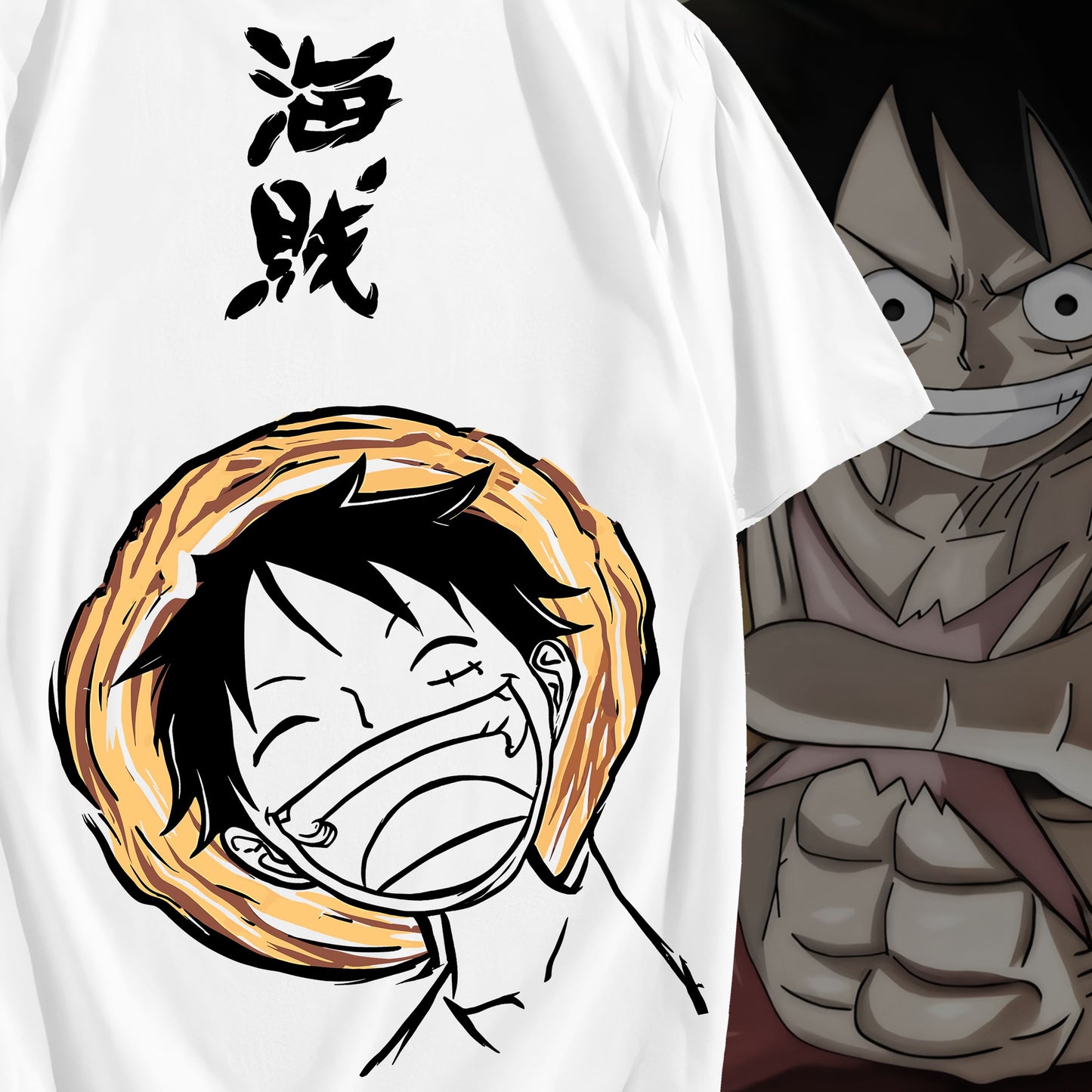 Straw Hat Dreams – Luffy x Thousand Sunny Oversized Tee