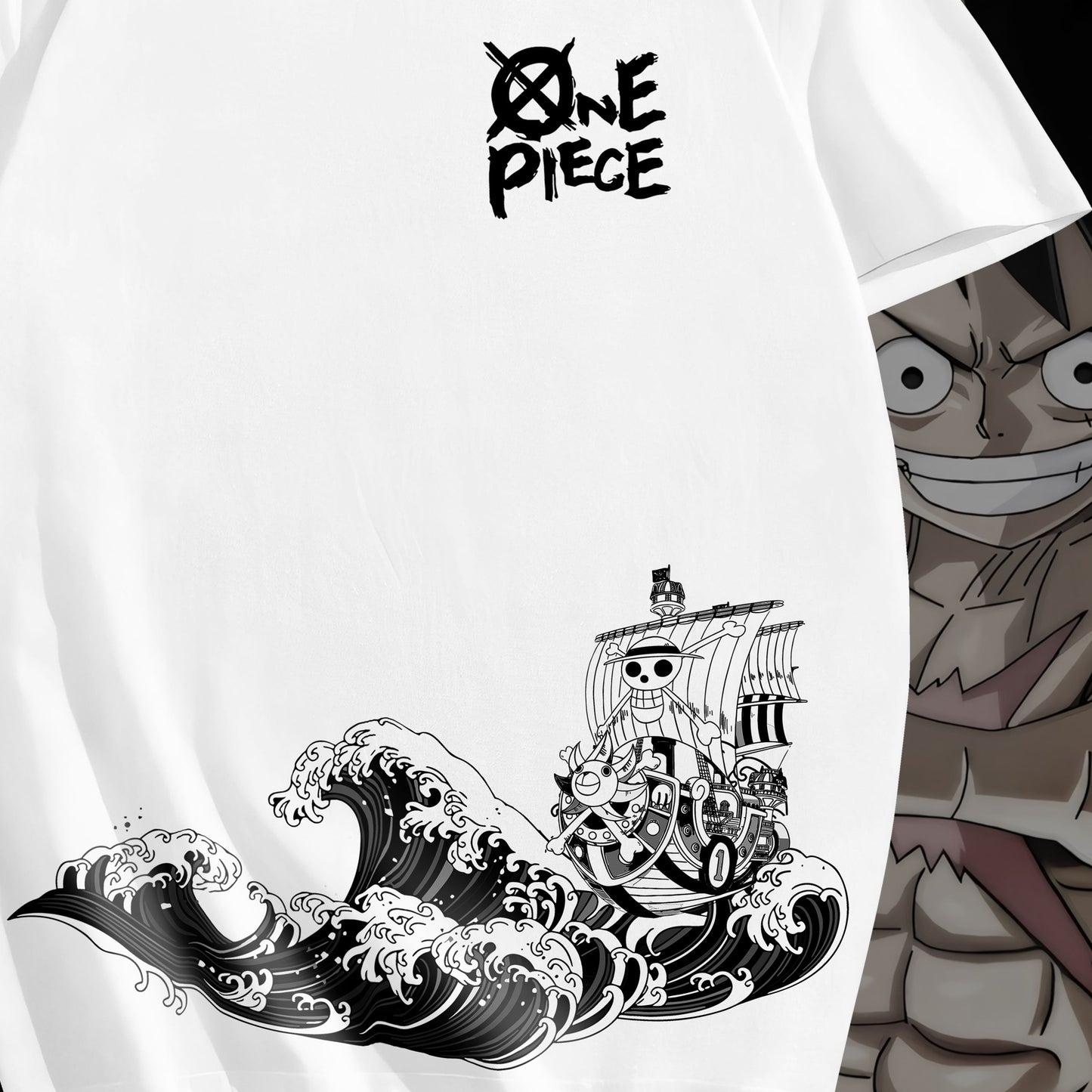 Straw Hat Dreams – Luffy x Thousand Sunny Oversized Tee