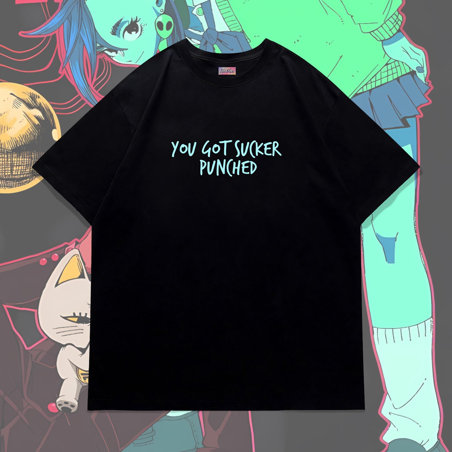 Momo - Sucker Punched Oversized Tee