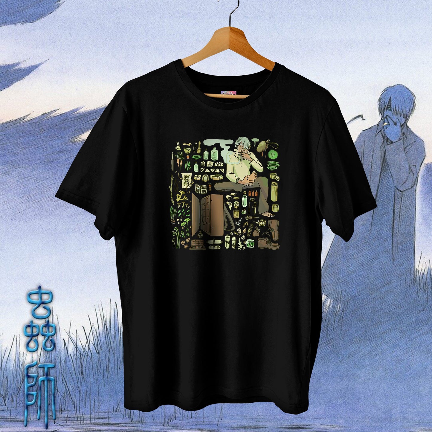Mushishi Montage Oversized Tee