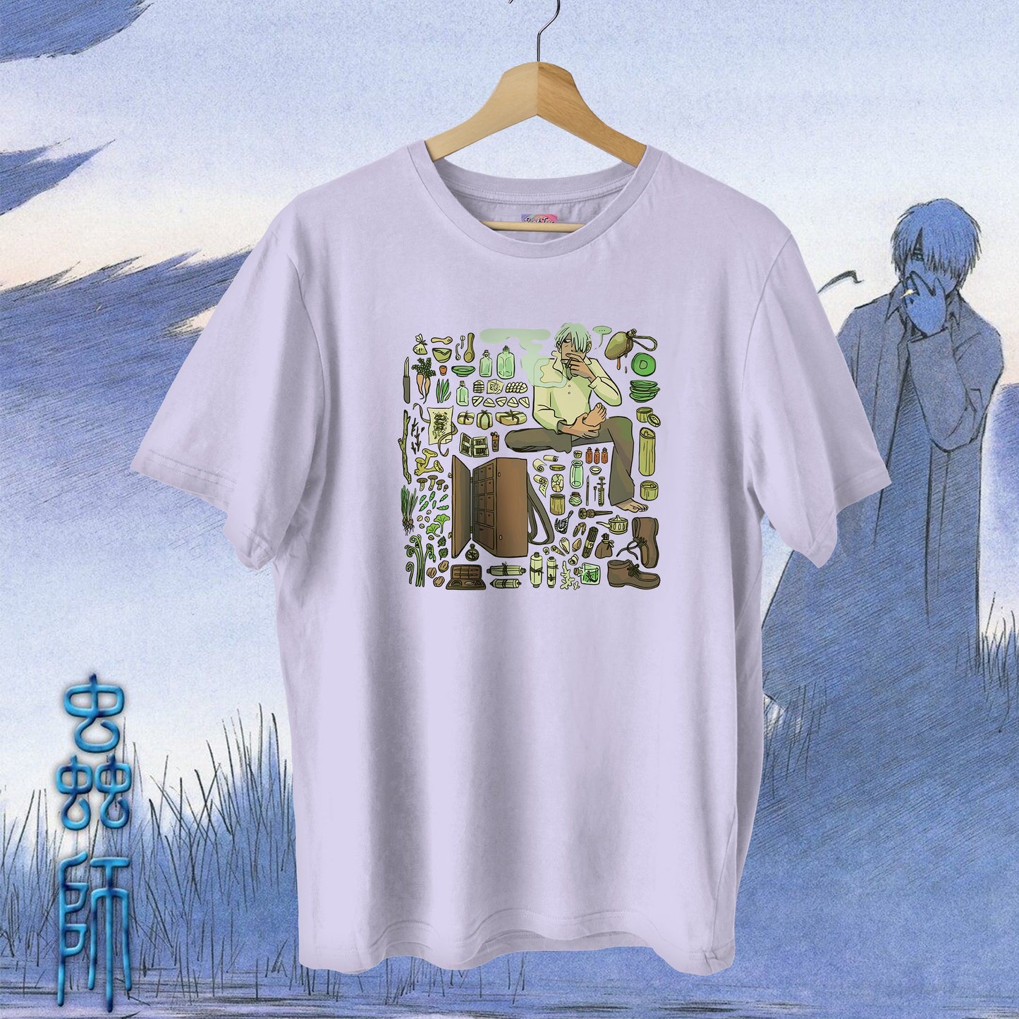 Mushishi Montage Oversized Tee