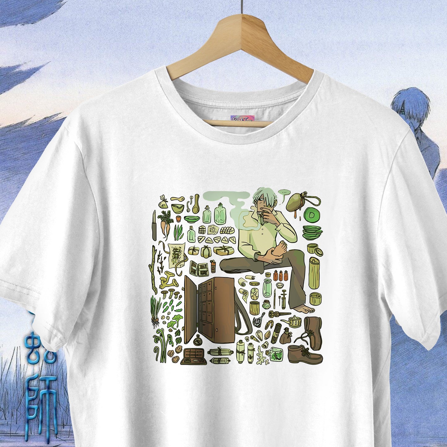 Mushishi Montage Oversized Tee