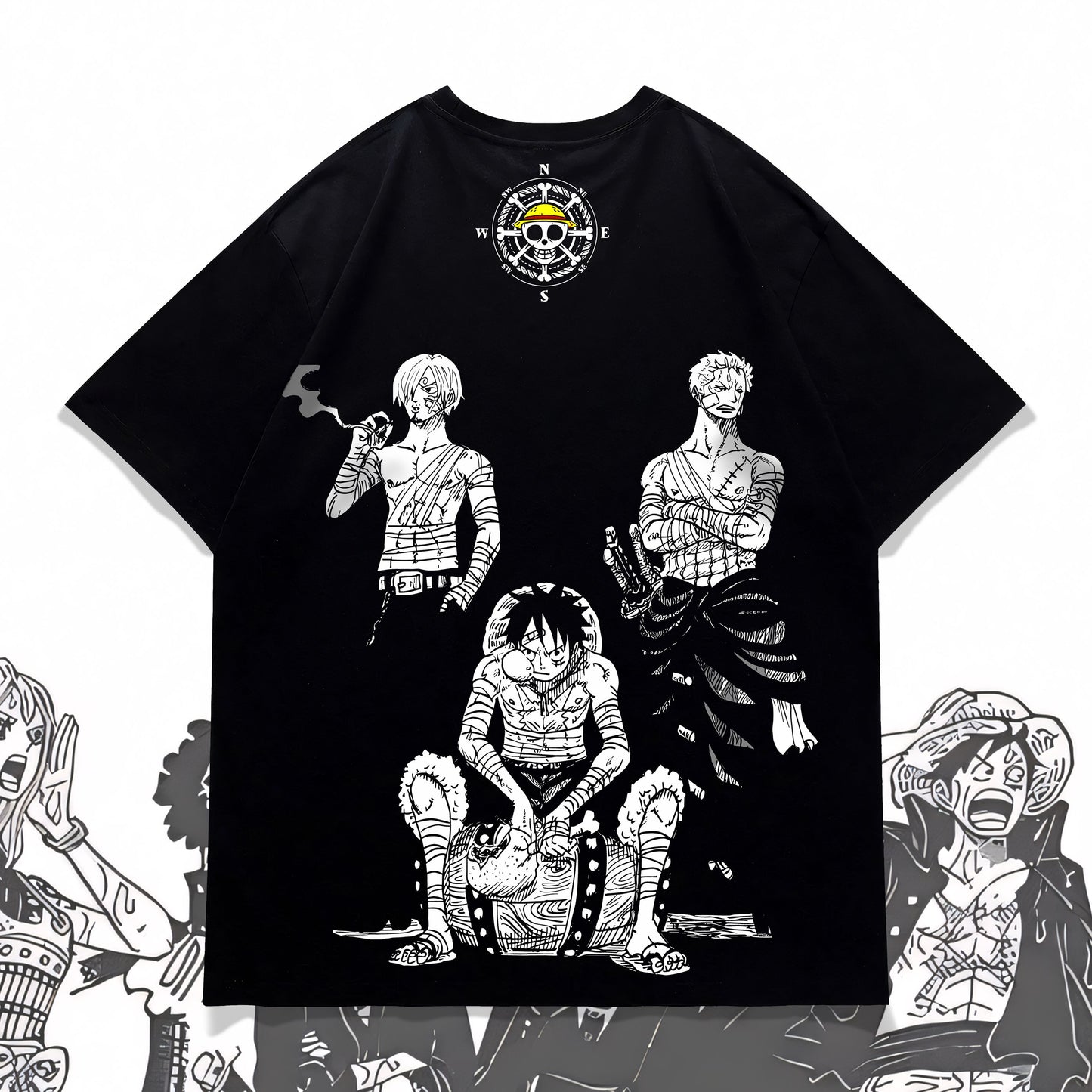 One Piece - Monster Trio Oversized T-Shirt