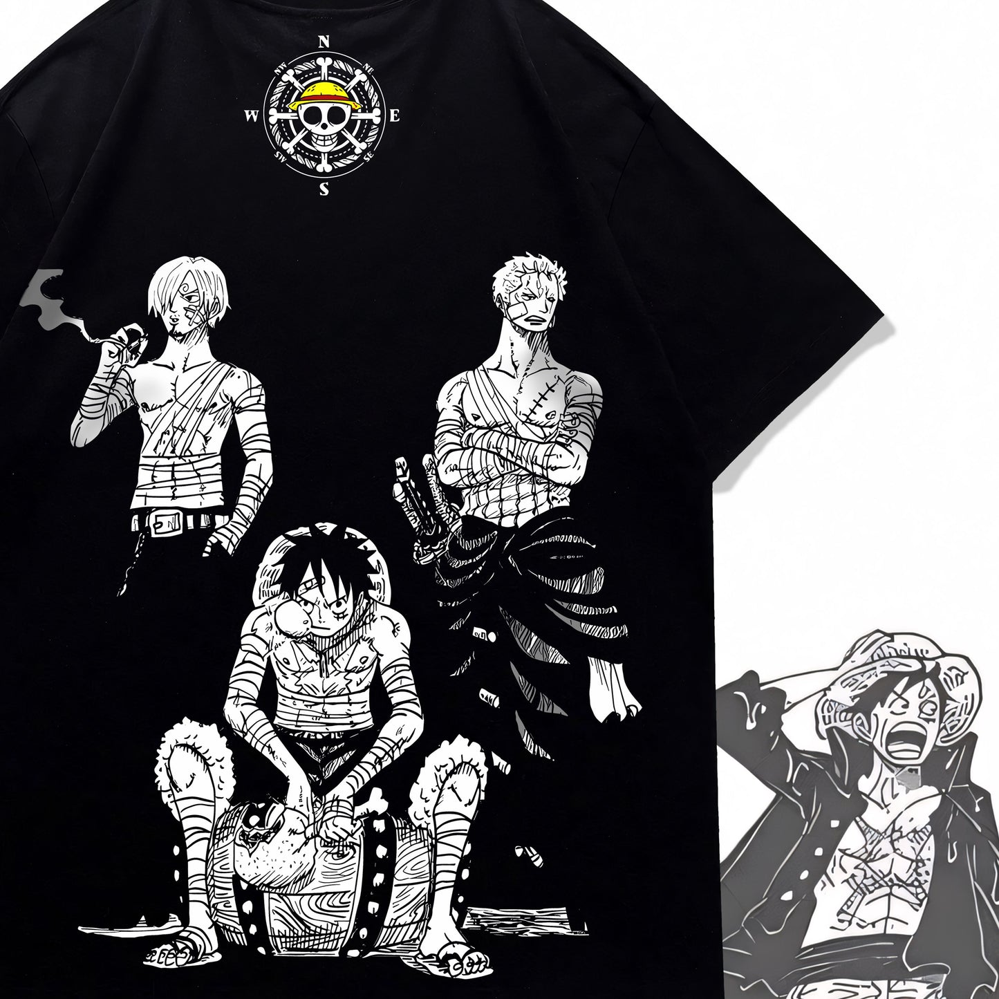 One Piece - Monster Trio Oversized T-Shirt