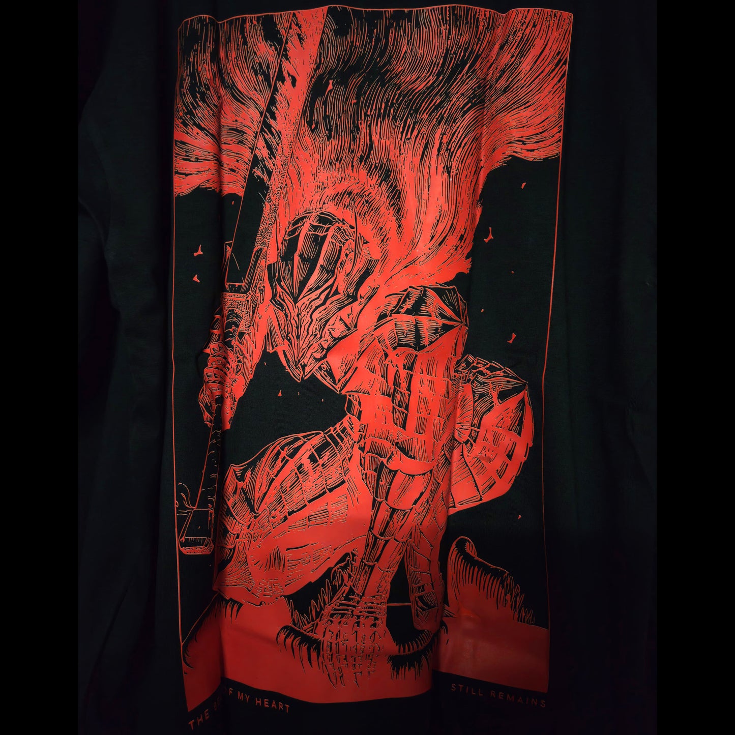 Blood & Steel – Guts Red Armour Tee 💀🔥