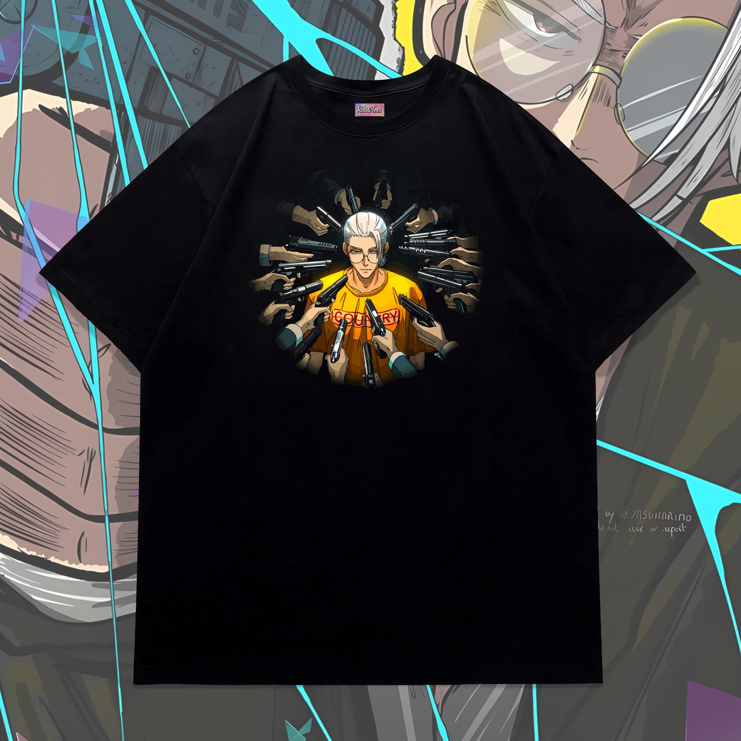Sakamoto Guns Oversized Tee