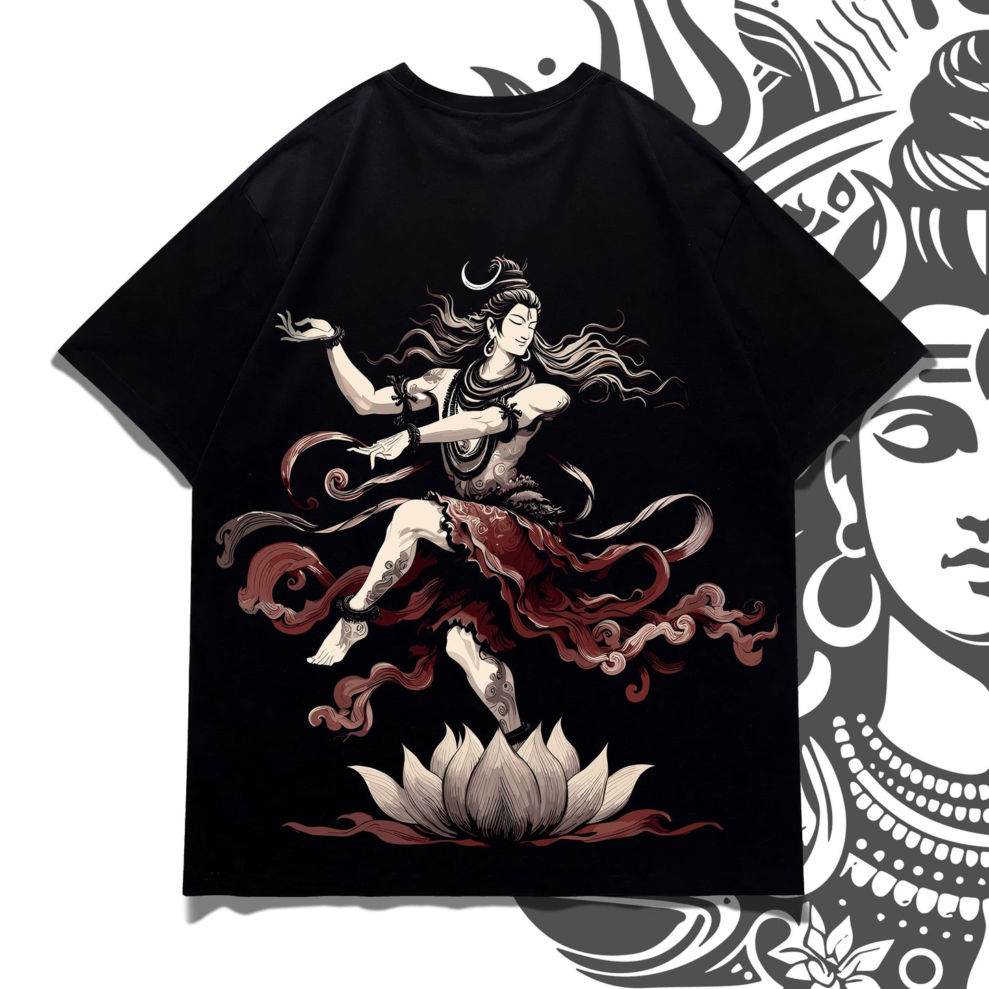 Shiva "Tandava in Bloom" Tee