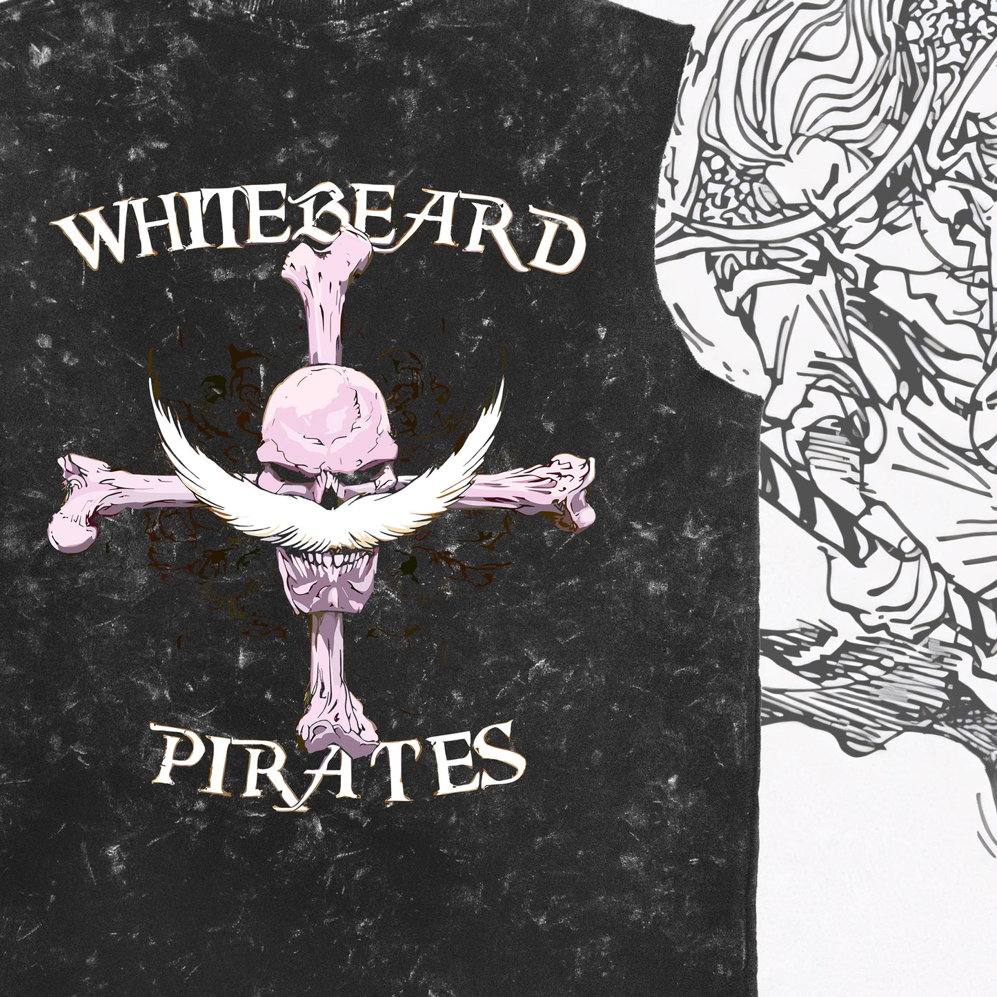 Whitebeard Pirates “One Piece is Real" Vintage Vest