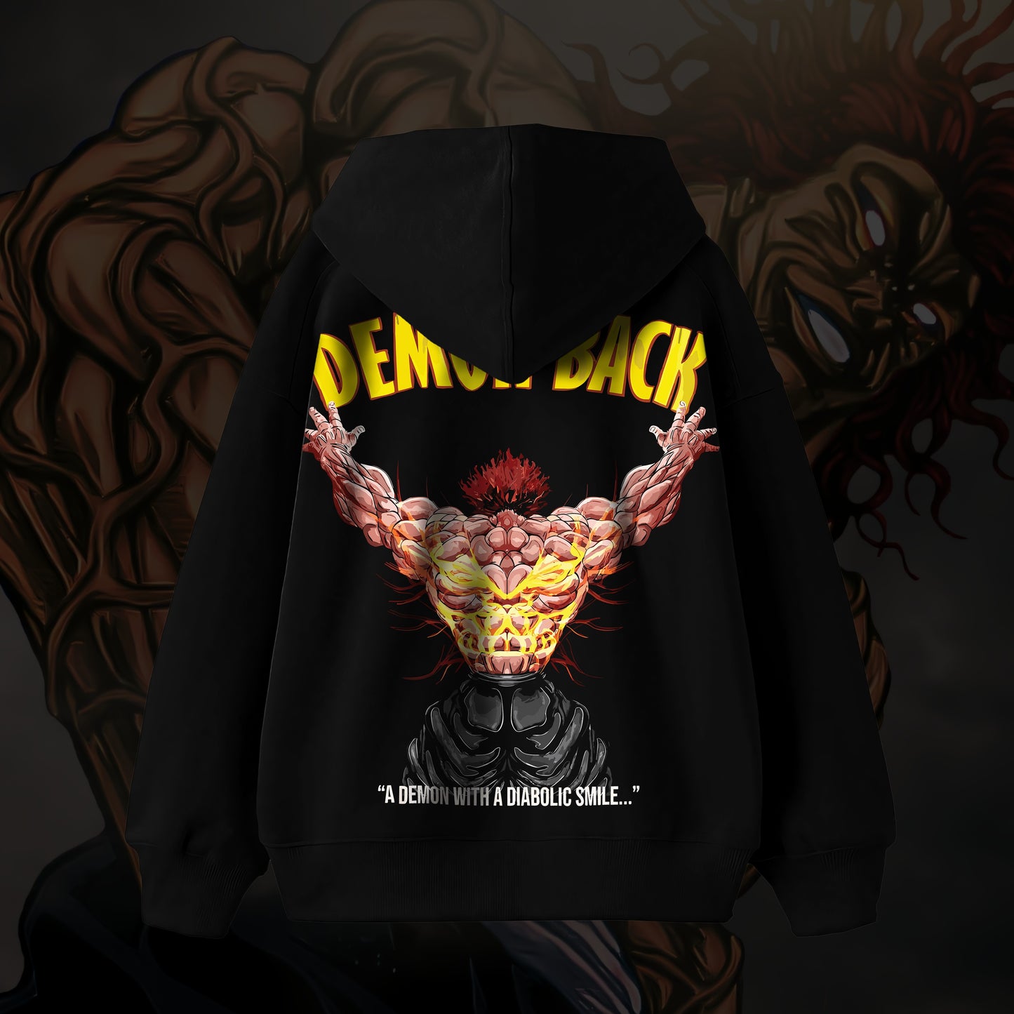Yujiro Hanma – Demonback Hoodie