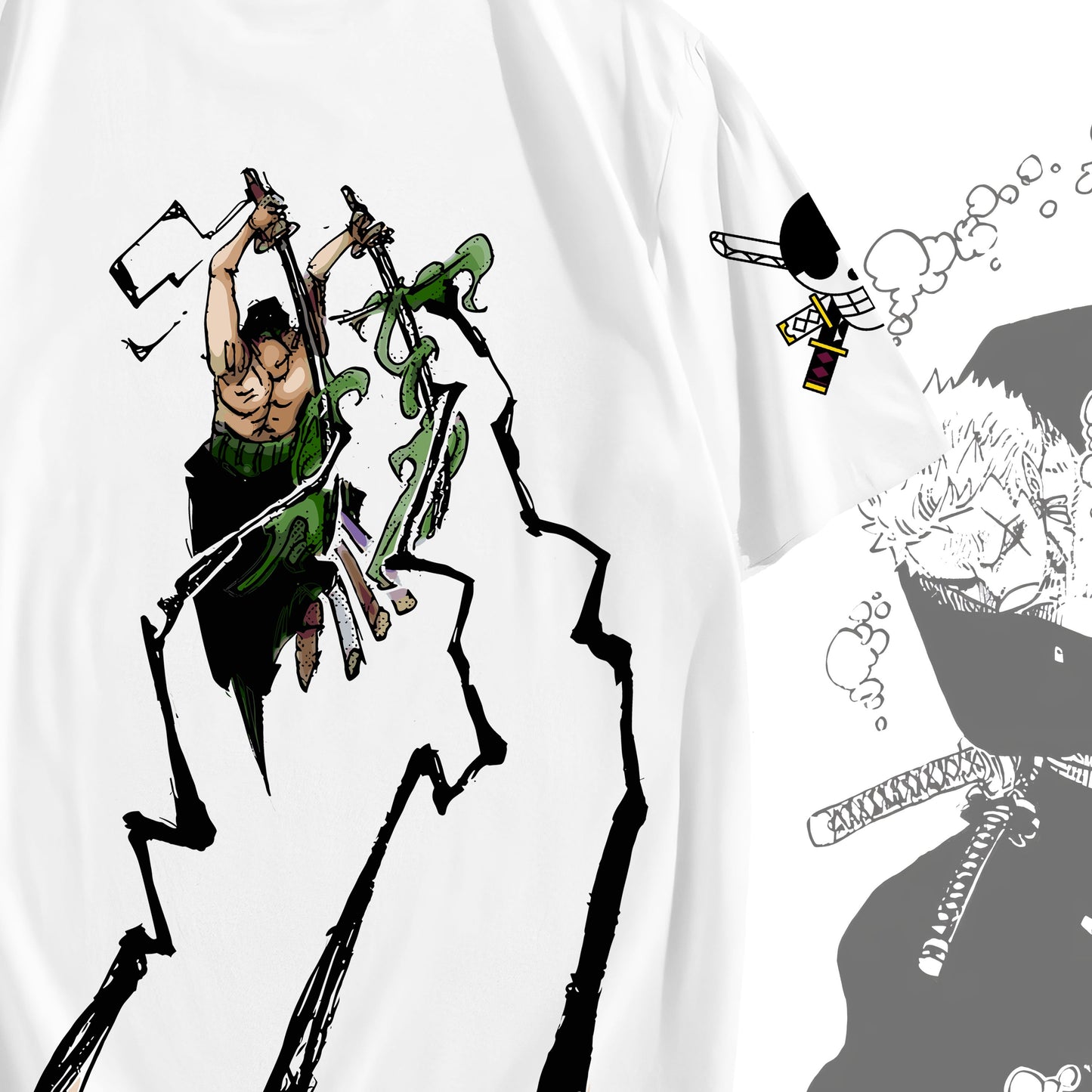 Three Sword Style – Zoro Oversized T-Shirt
