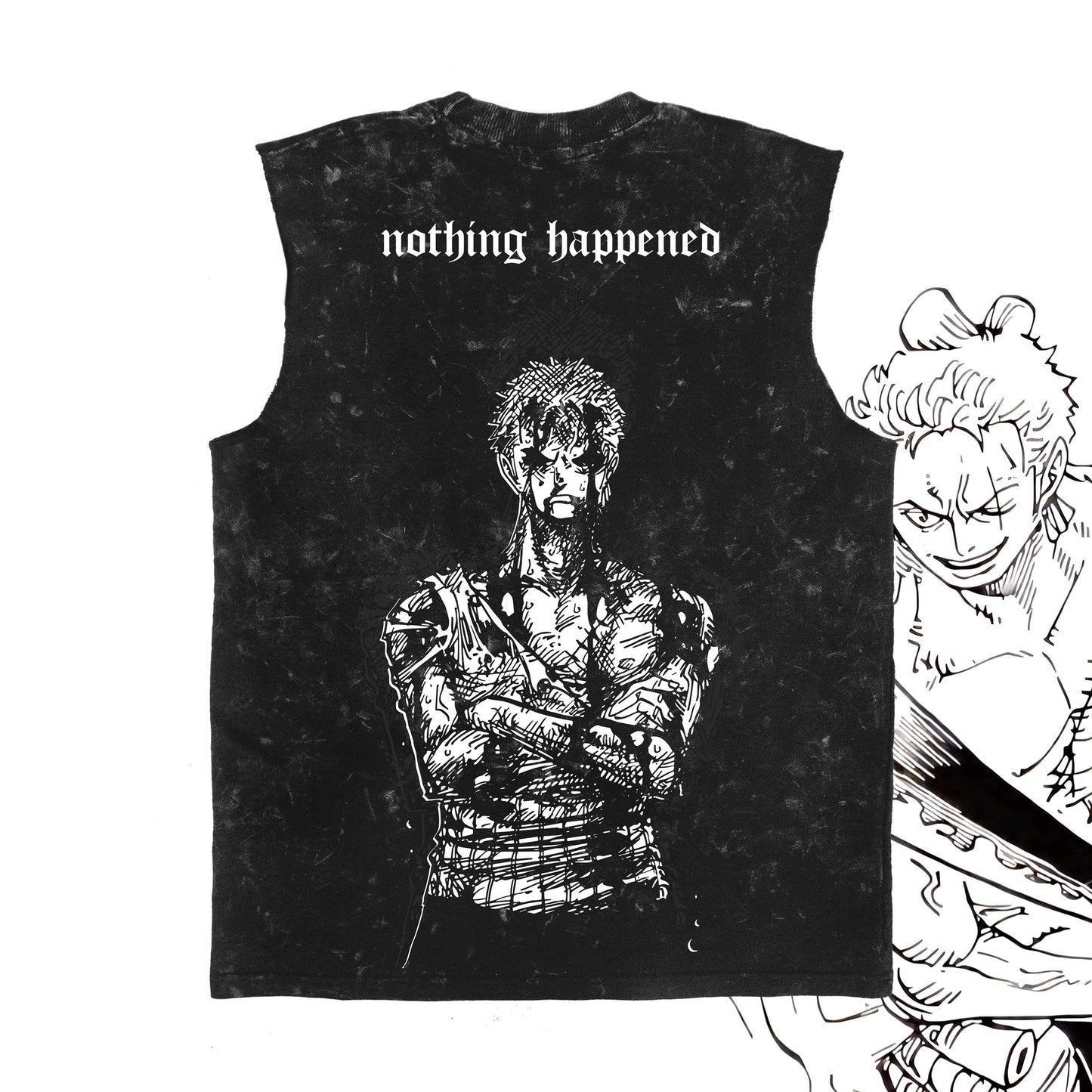 Zoro Nothing Happened Vintage Vest