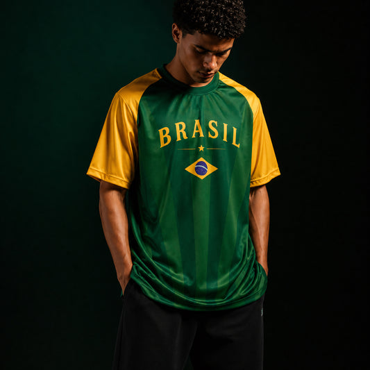Brasil "Skyline" Oversized Jersey