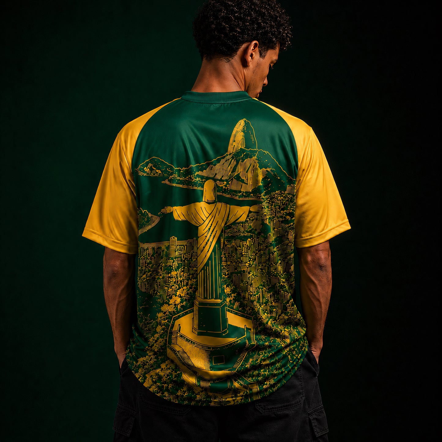 Brasil "Skyline" Oversized Jersey