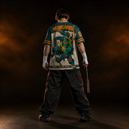 Michelangelo: Nunchuck Mode Oversized Jersey