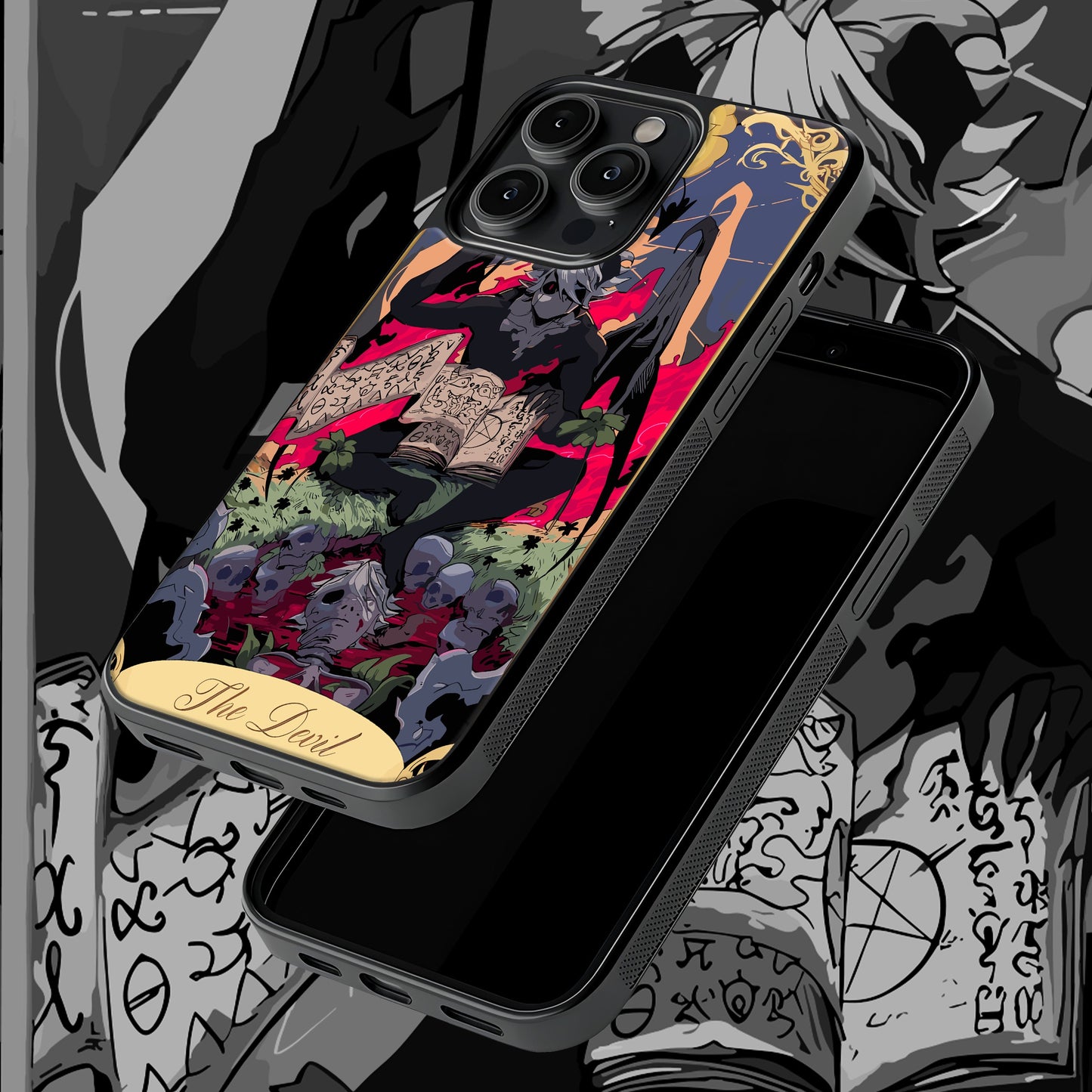 Black Clover The Devil Mobile Glass Case