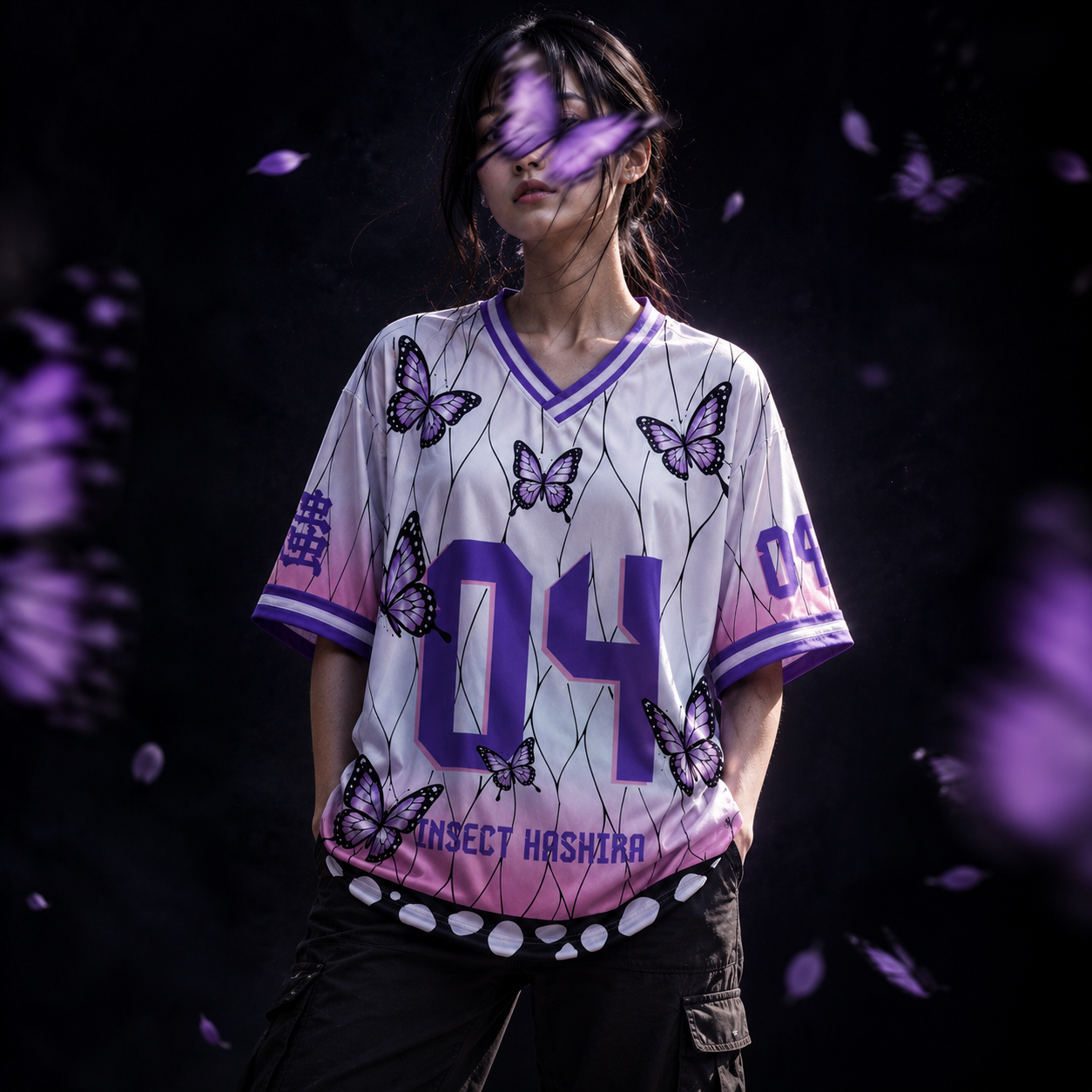 Shinobu "Insect Hashira" Oversized Jersey