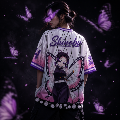Shinobu "Insect Hashira" Oversized Jersey