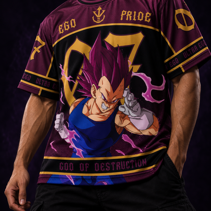 Vegeta "Destroyer's Pride" Oversized Jersey