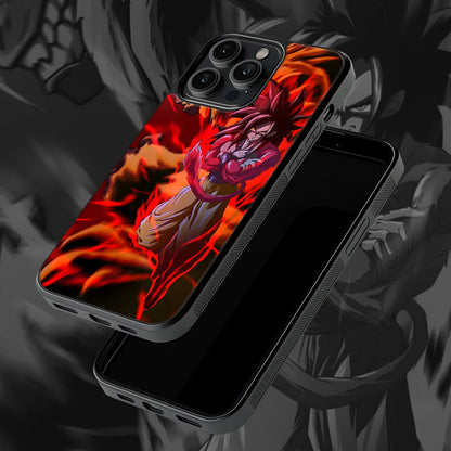 Goku SSj Red Mobile Glass Case