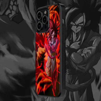 Goku SSj Red Mobile Glass Case