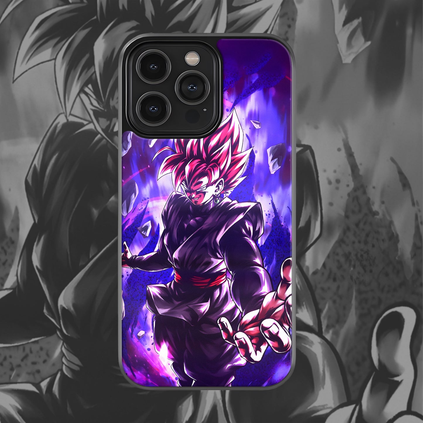 Goku Black Mobile Glass Case