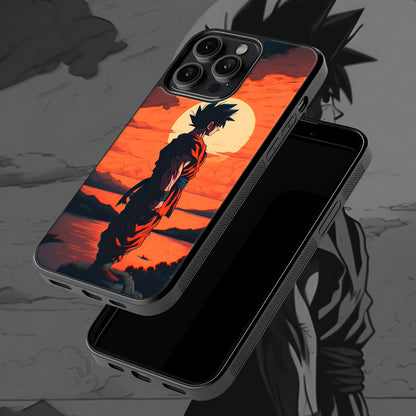 Goku Sunset Mobile Glass Case