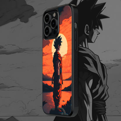 Goku Sunset Mobile Glass Case