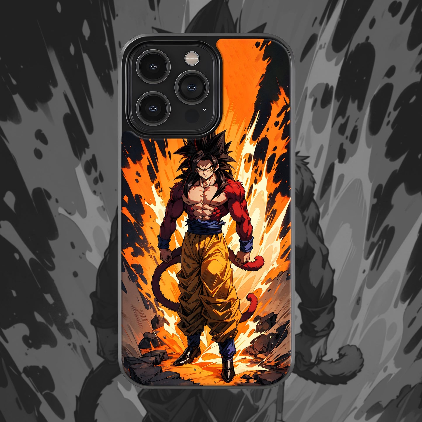 Goku SSj 4 Mobile Glass Case