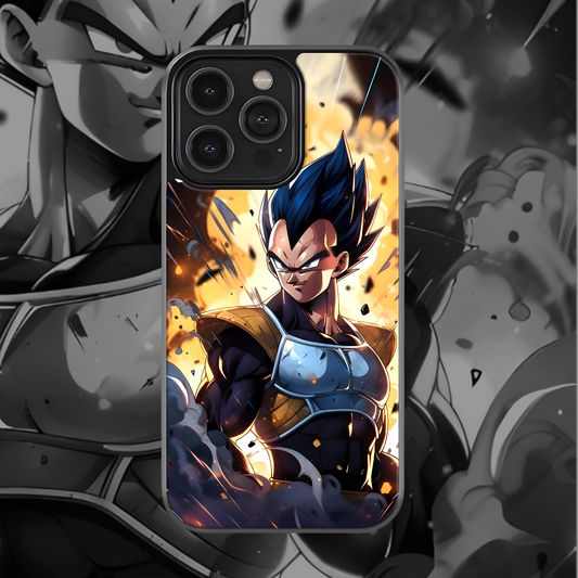 Prince Vegita Mobile Glass Case