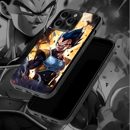 Prince Vegita Mobile Glass Case