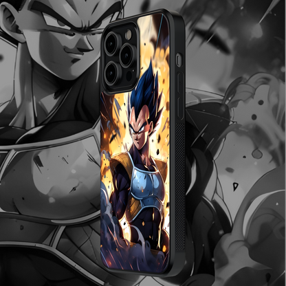 Prince Vegita Mobile Glass Case