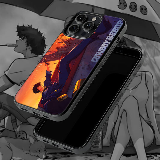 Cowboy Bebop Gunshot Mobile Glass Case