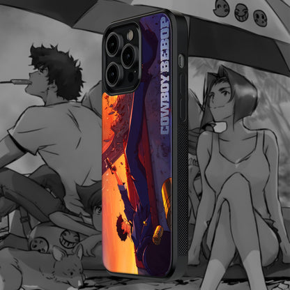 Cowboy Bebop Gunshot Mobile Glass Case