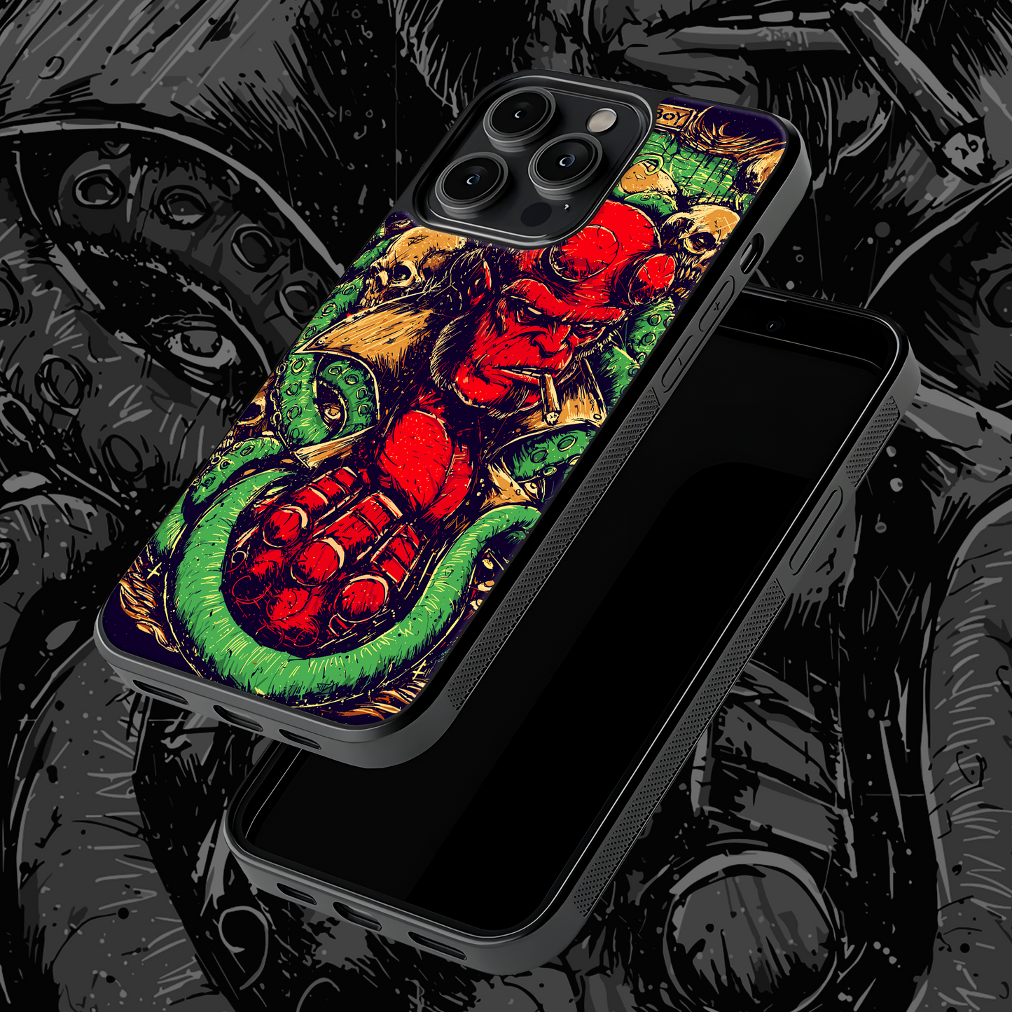 Hellboy1 Mobile Glass Case