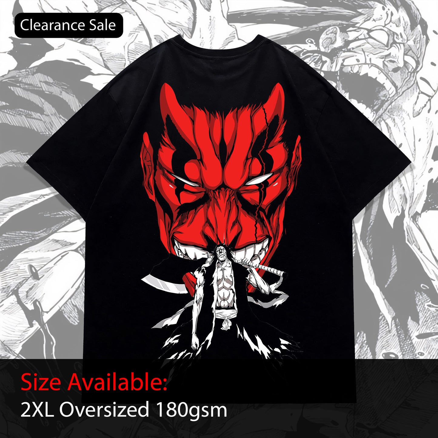 CS Kenpachi Zaraki Oversized Tee