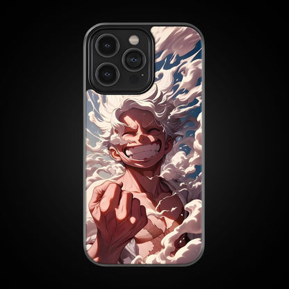 Luffy Gear 5 Mobile Glass Case